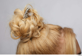 Groom references Anneli  015 high braided bun long blond…